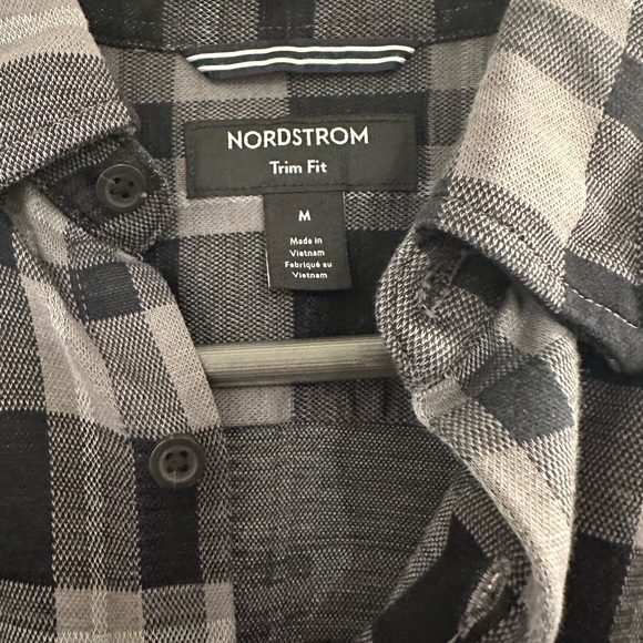 COPY - Nordstrom Brand men’s flannel shirt size medium. - Picture 2 of 3